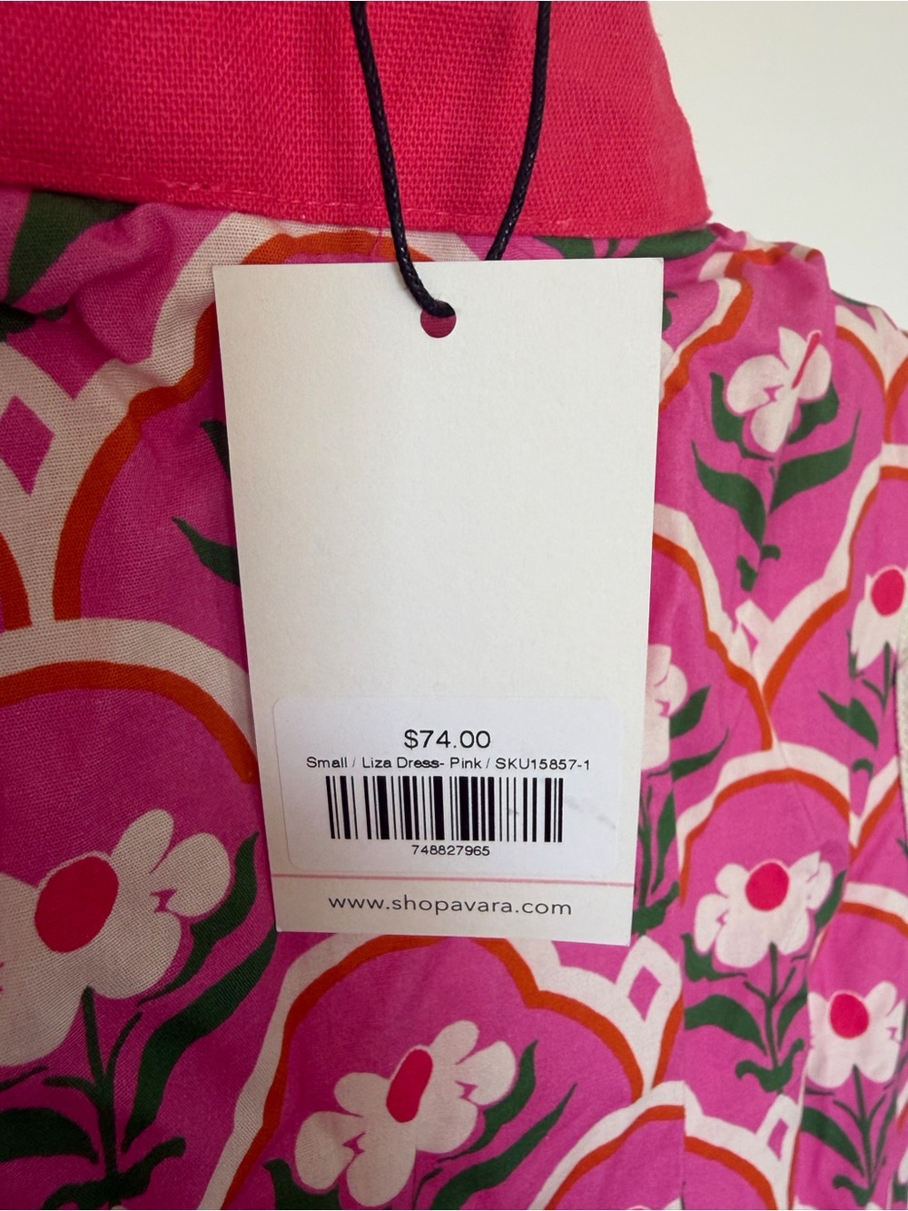 NWT Entro pink floral dress - Picture 4 of 5